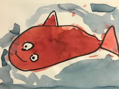 rød fisk